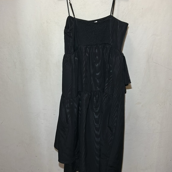 Kate Spade x Target Black Tiered Ruffle Midi Tank Dress NWOT - Picture 7 of 10
